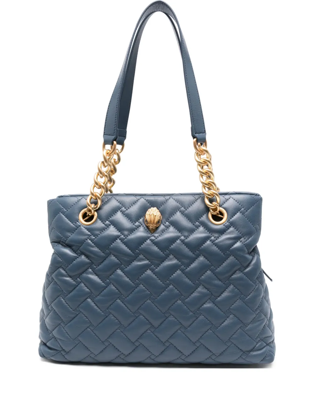 Kurt Geiger London Kensington quilted chain-detail tote bag | Blue | Image 1