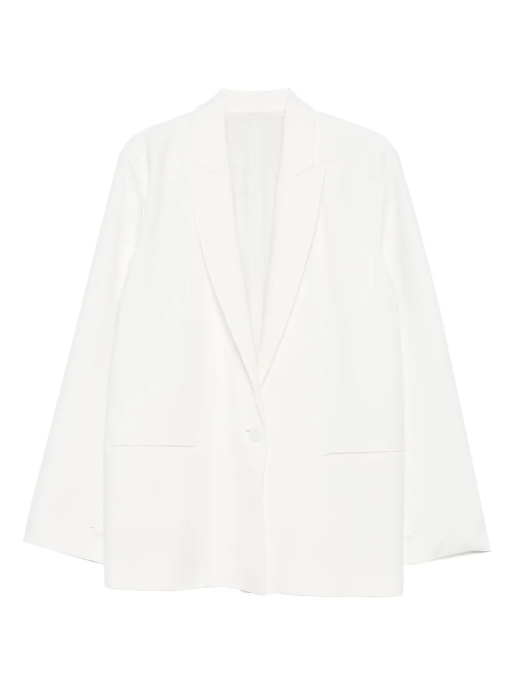Alberta Ferretti single-button notched-lapel blazer | White | Image 1