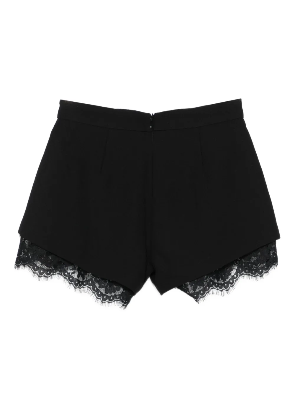Pinko Lace-trim Shorts In Black