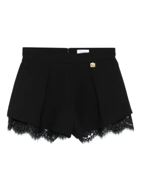 Pinko Kids lace-trim shorts