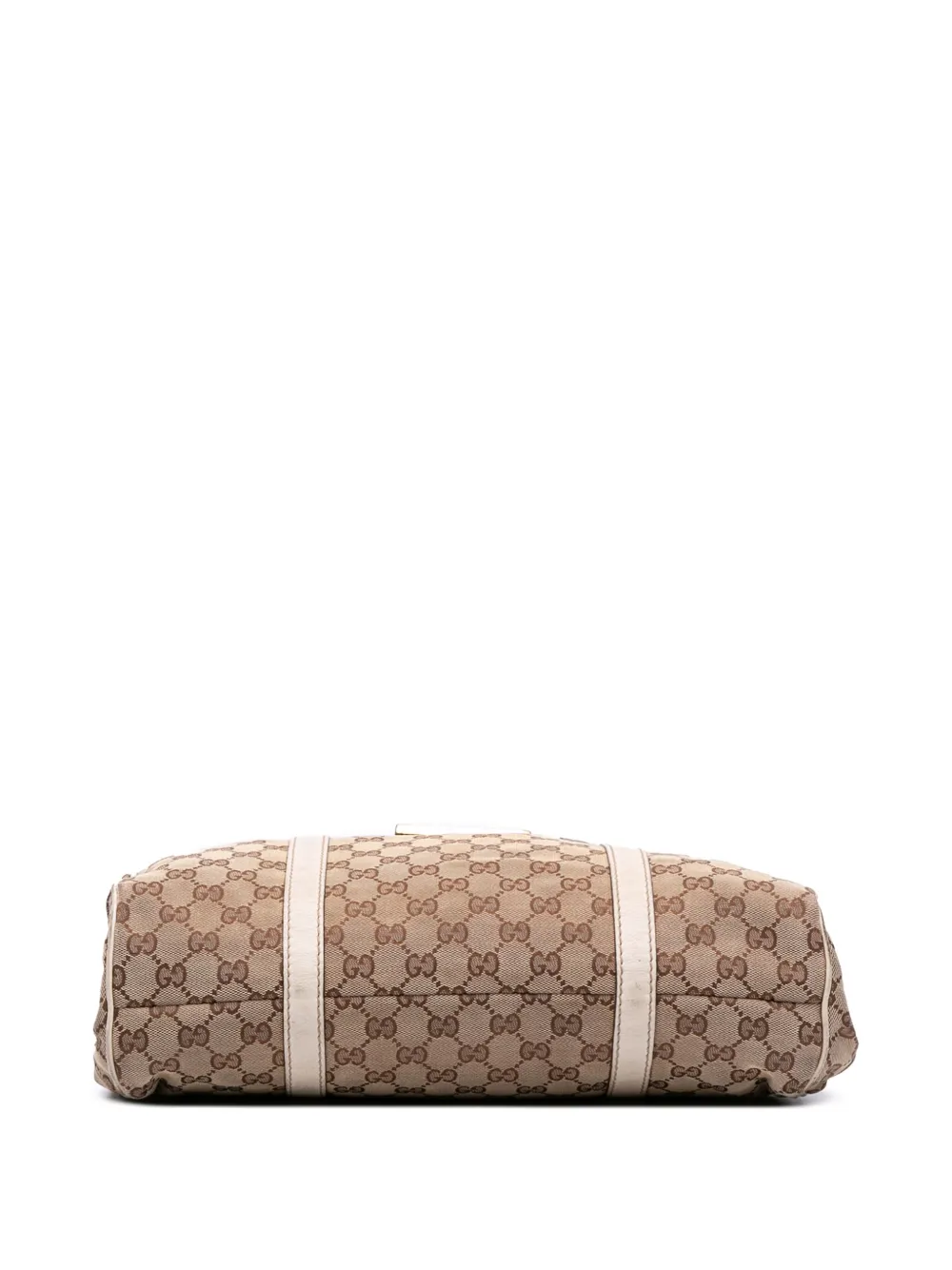 Pre-owned Gucci 2016-2025 Gg Canvas Web New Ladies Tote Bag In Brown