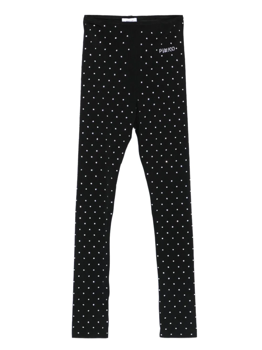 Pinko Kids rhinestone-embellished leggings | Black | Image 1