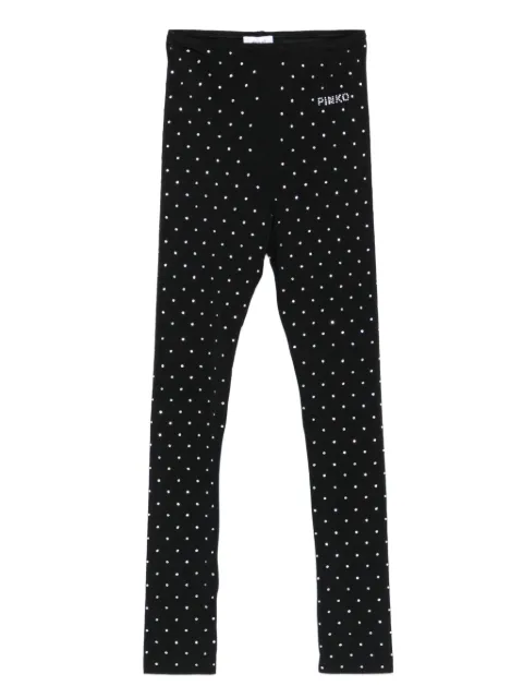 Pinko Kids leggins con detalles de strass