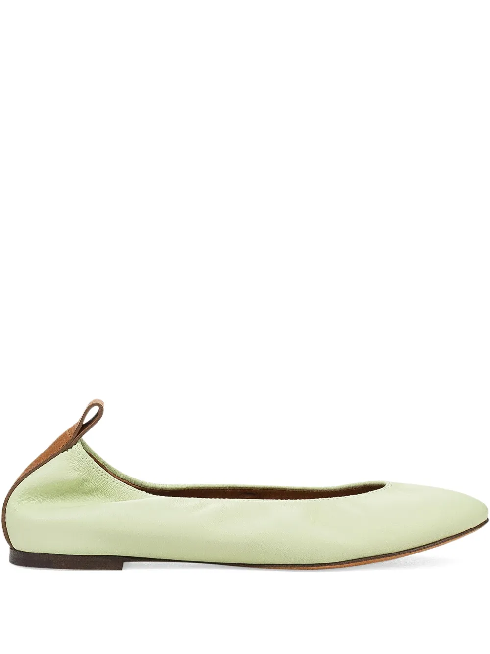 Lanvin Ballerine in pelle - Verde