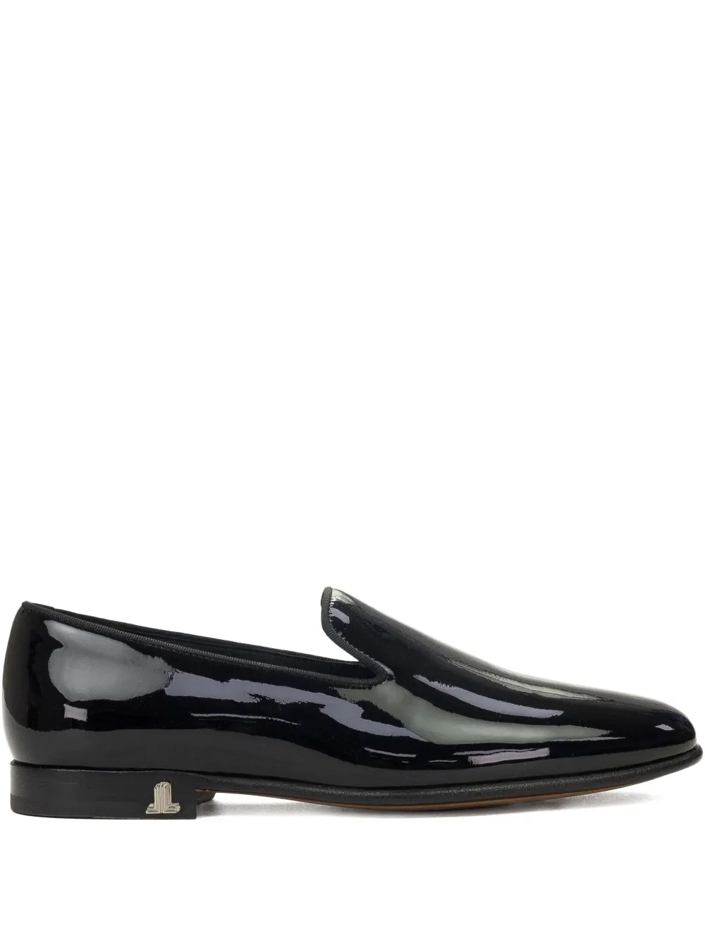 Lanvin patent-leather loafers Black