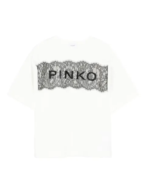 Pinko Kids تيشيرت قطن بإضافات دانتيل