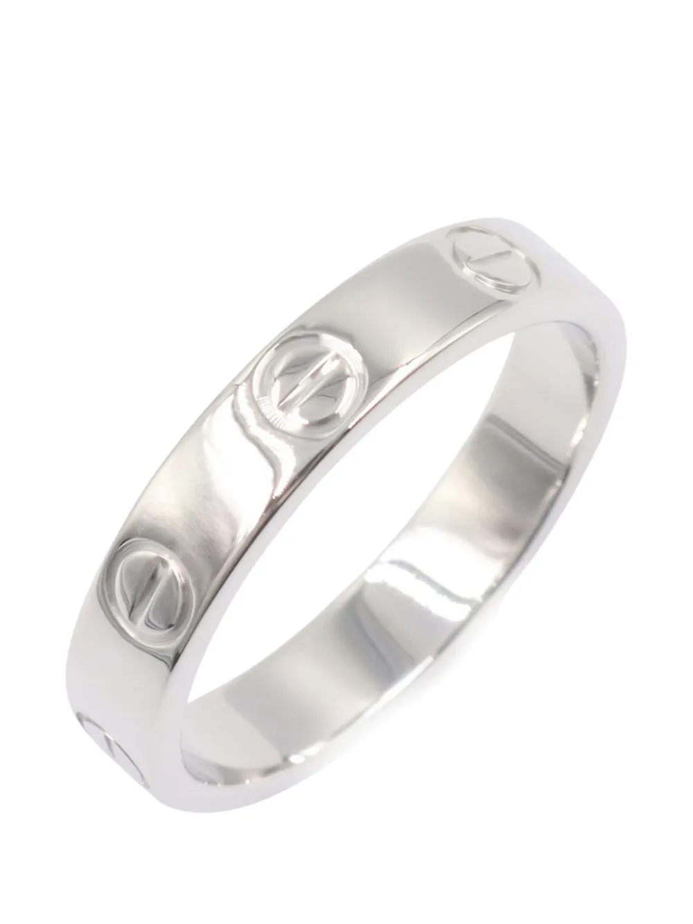 Cartier 2010-2025 18Kホワイトゴールド スモール ラブ リング - シルバートーン Cartier 2010-2025 18Kホワイトゴールド スモール ラブ リング - シルバートーン