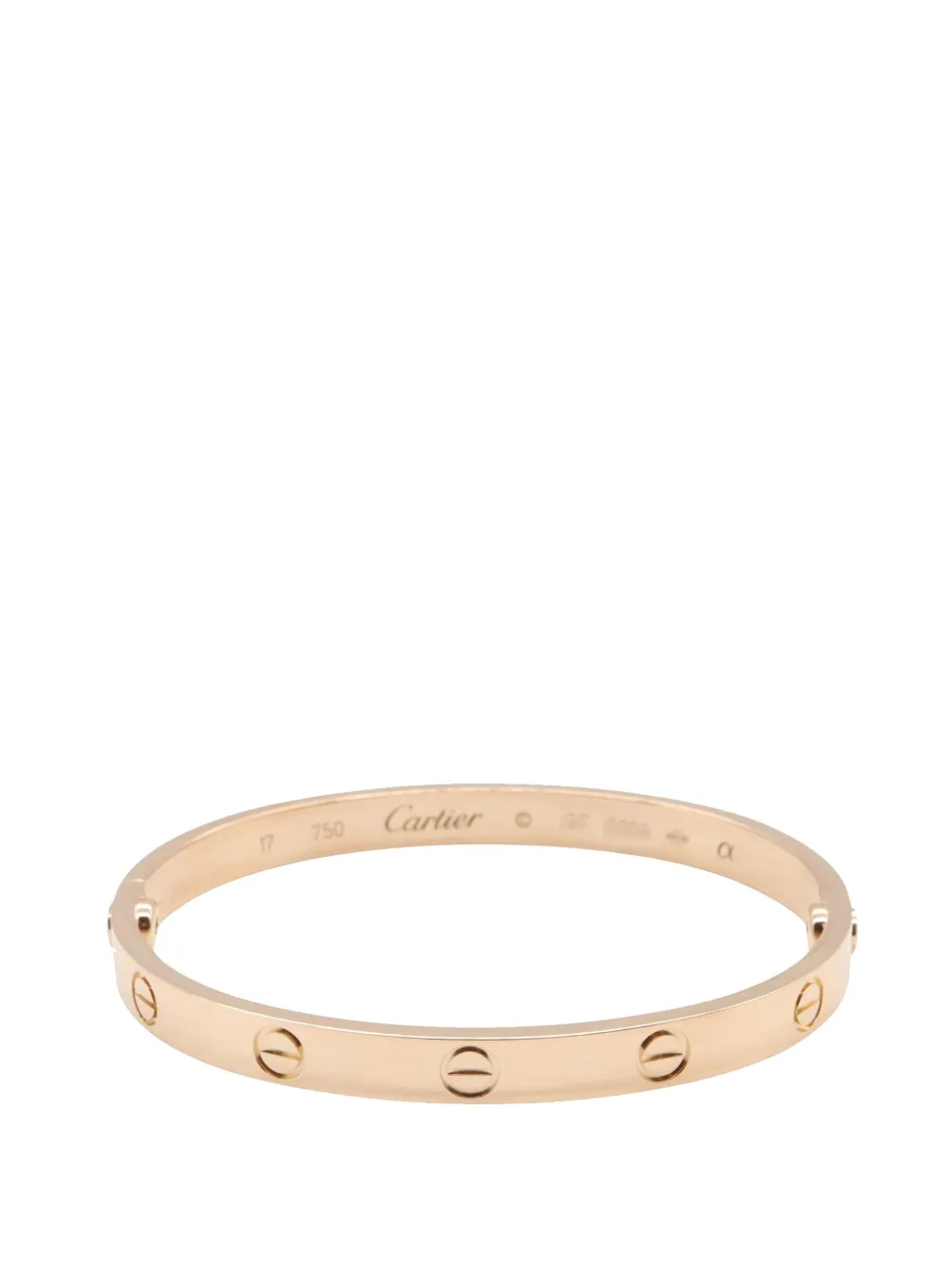 Cartier 2010-2025 18Kローズゴールド クラシック ラブ ブレスレット - ピンク Cartier 2010-2025 18Kローズゴールド クラシック ラブ ブレスレット - ピンク