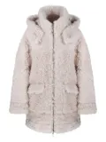 Urbancode Reversible hooded fleece-lined coat - Neutrals