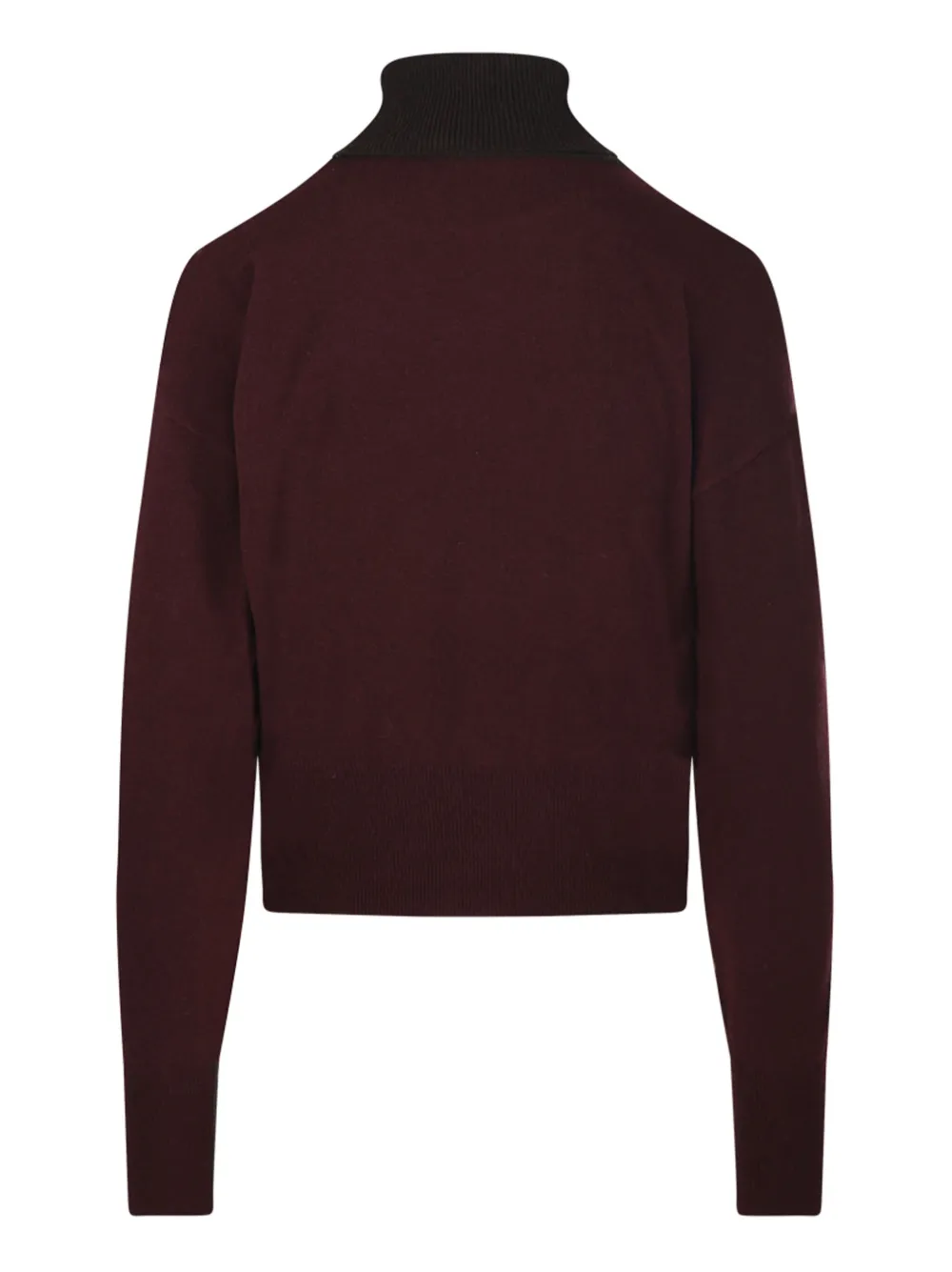 Nude Diamond-pattern Turtleneck Sweater In Multi