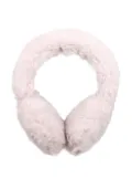 Max Mara MUFFY1 logo-patch earmuffs - Pink