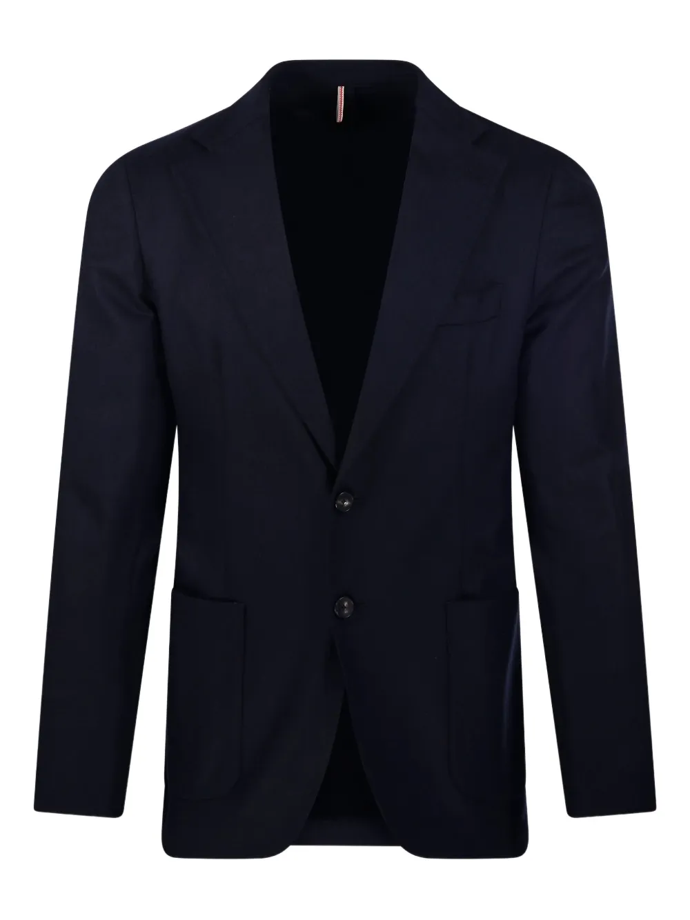 Santaniello Tailored Blazer With Structured Silhouette In Blue