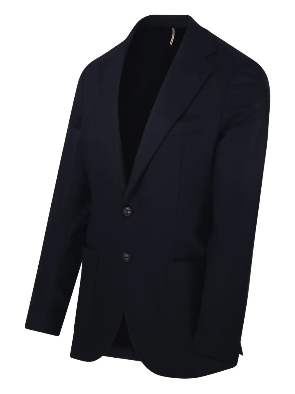 Santaniello Tailored Blazer With Structured Silhouette In Blue