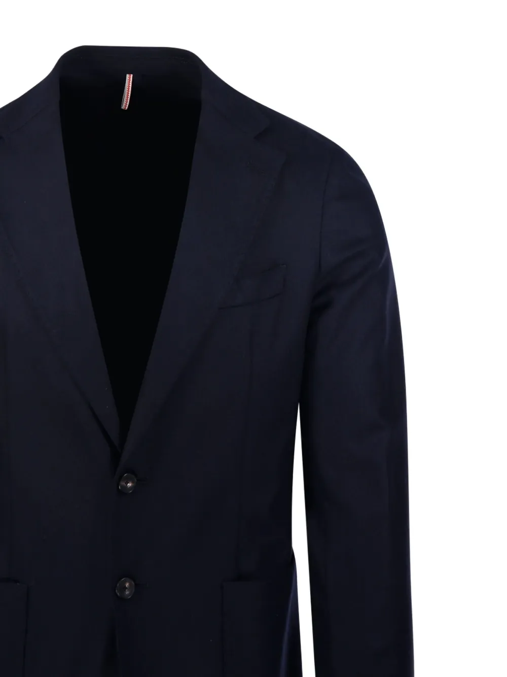Santaniello Tailored Blazer With Structured Silhouette In Blue