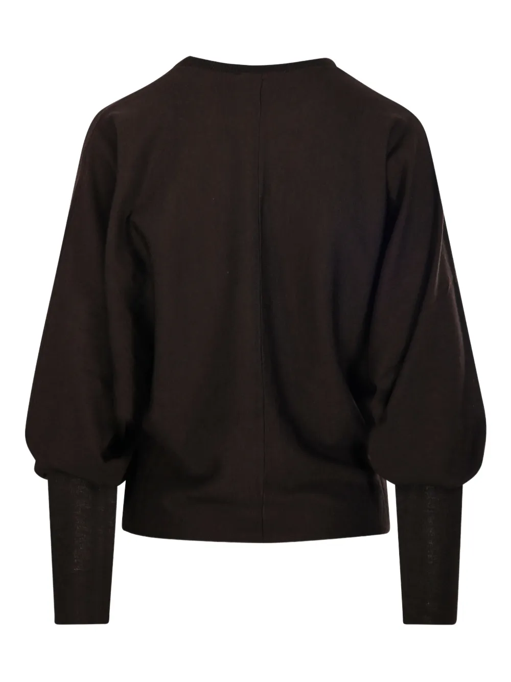 Nude Balloon-sleeve Sweater In Brown