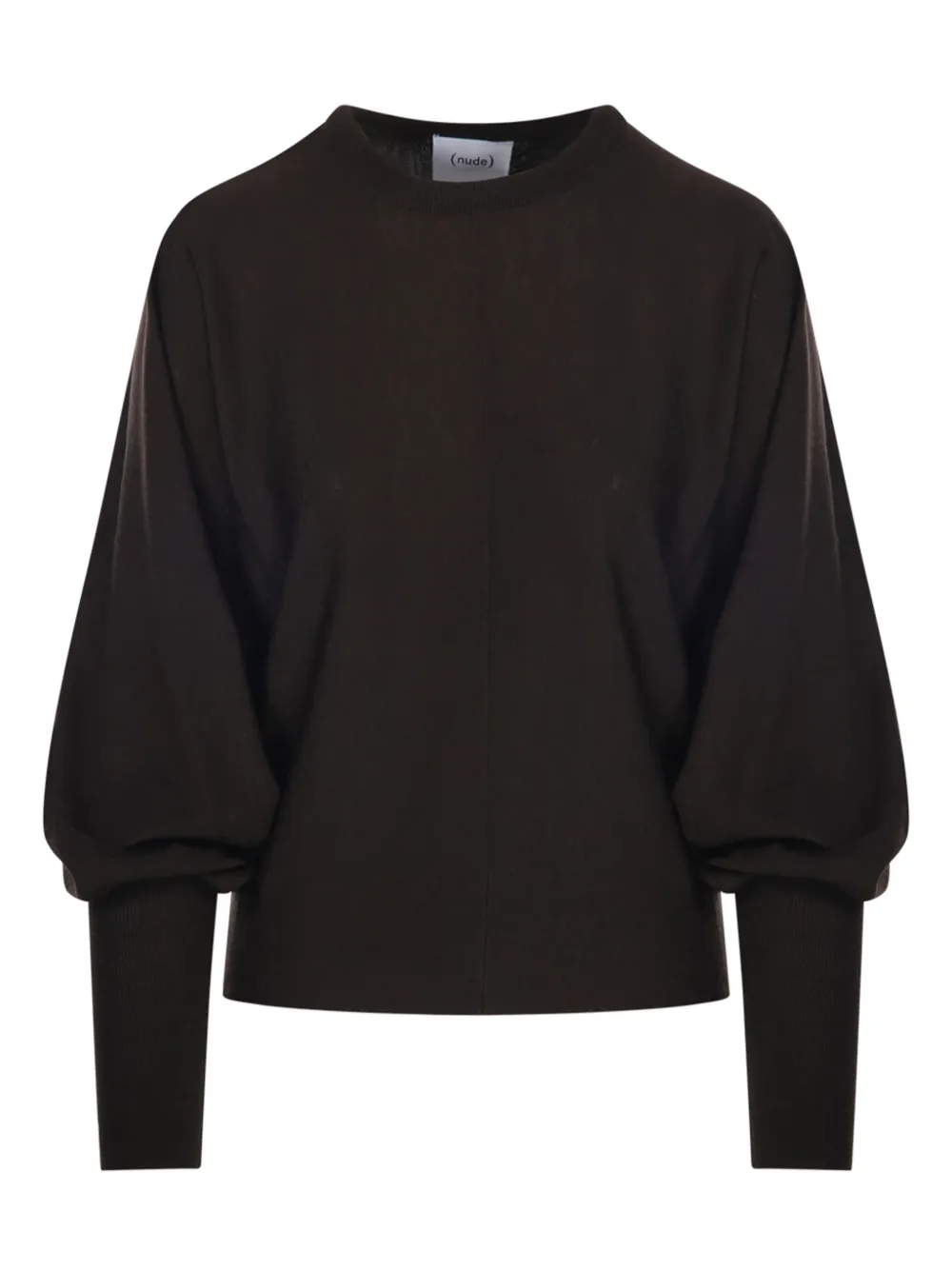 Nude Balloon-sleeve Sweater In Brown