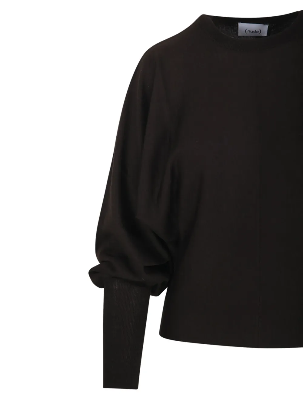 Nude Balloon-sleeve Sweater In Brown