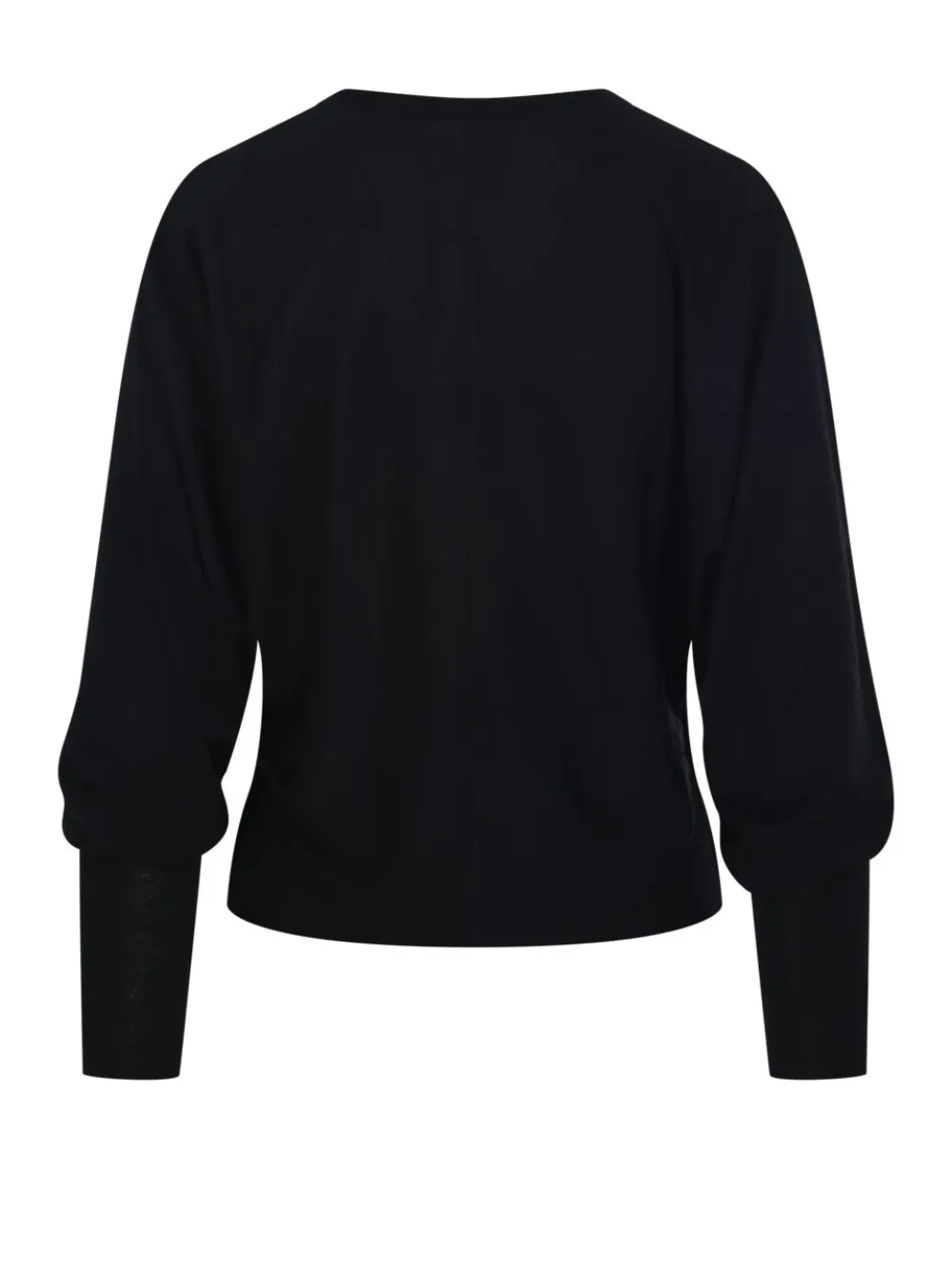Nude Balloon-sleeve Sweater In Black