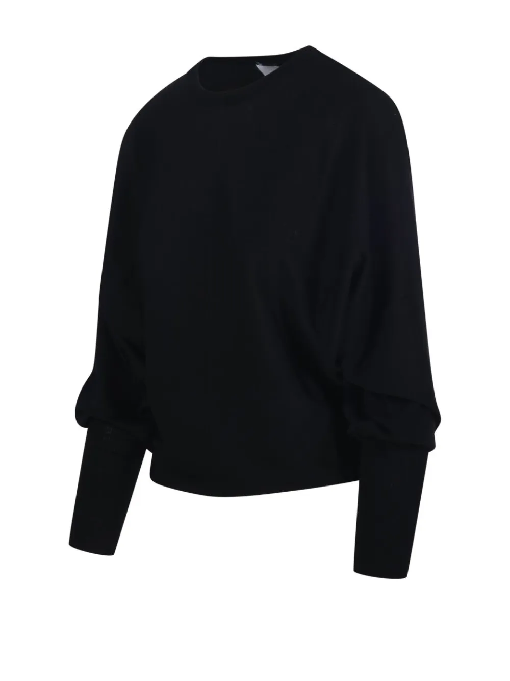 Nude Balloon-sleeve Sweater In Black