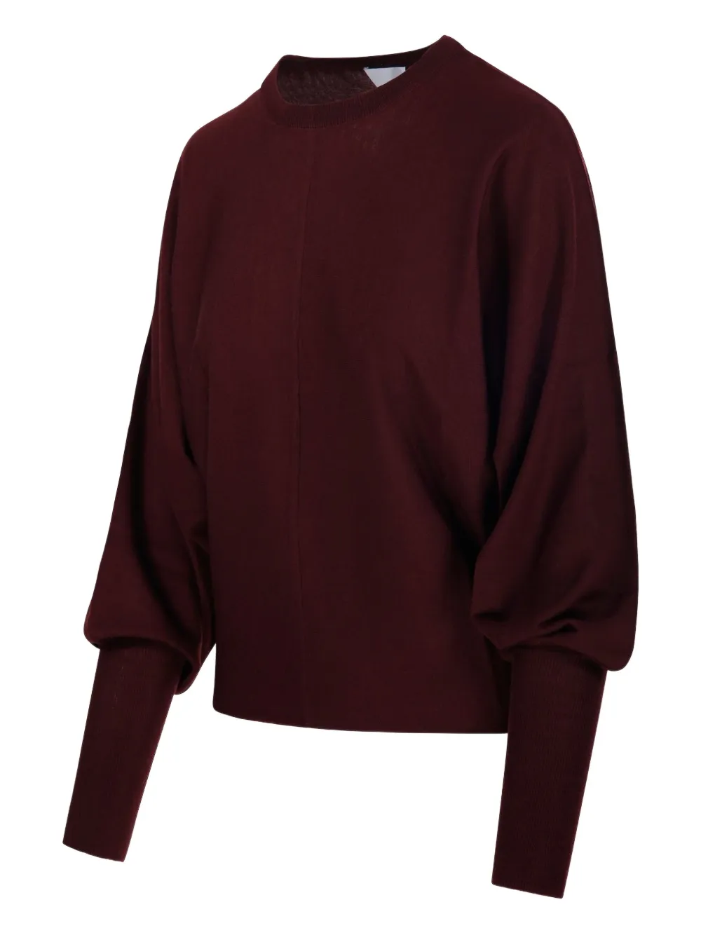Nude Balloon-sleeve Sweater In Red