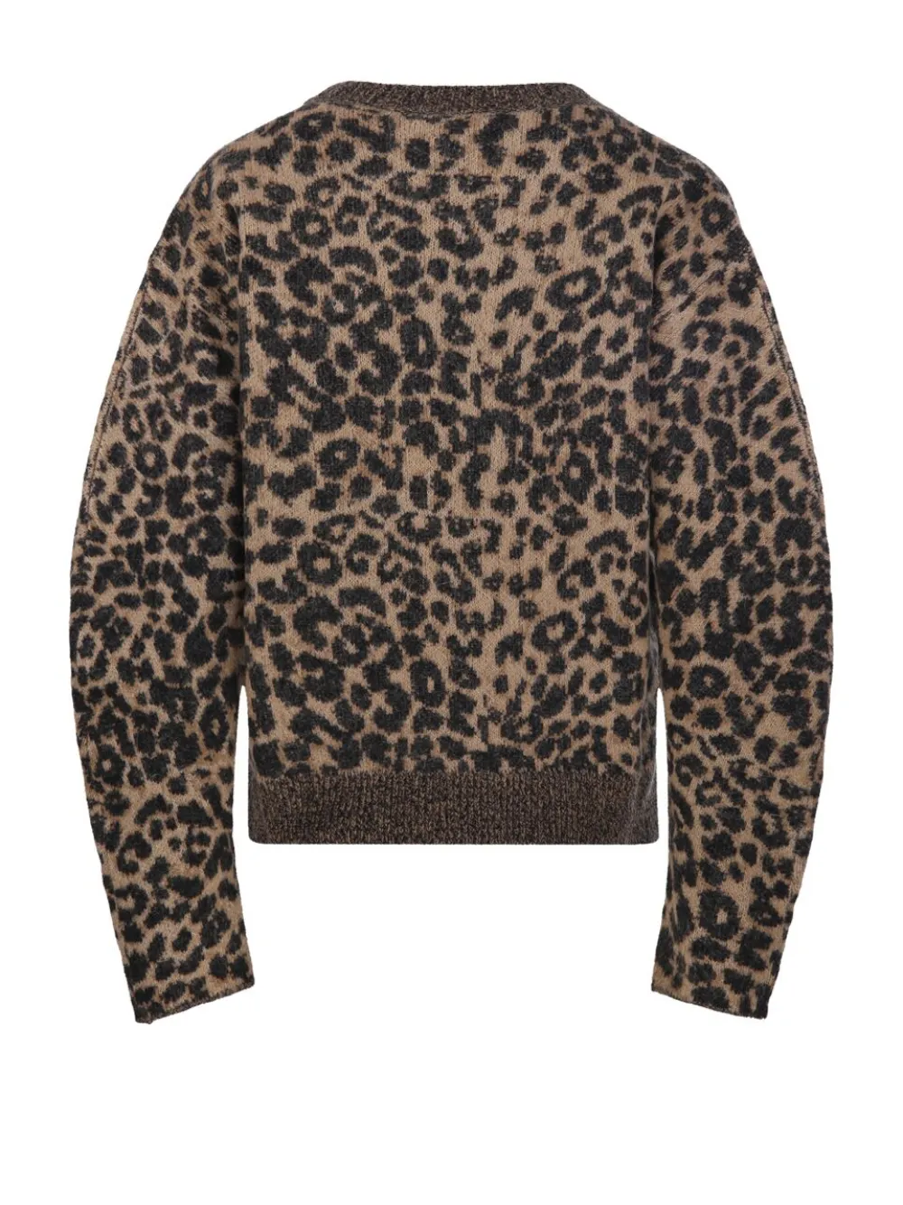 Nude leopard-print sweater | Knitted Sweaters | Image 2