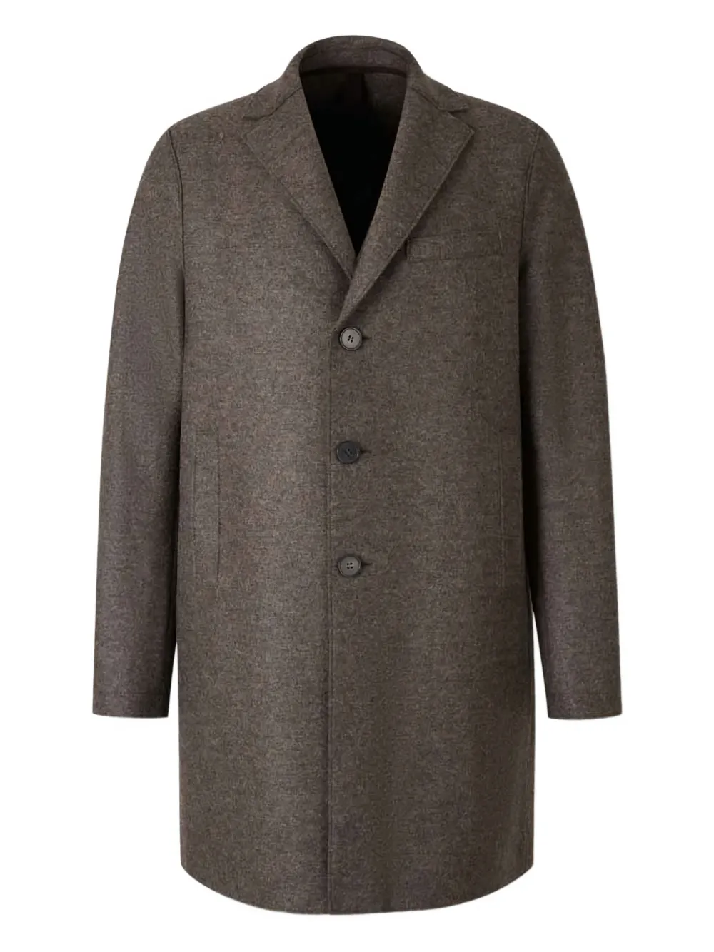 Harris Wharf London button-fastening coat - ブラウン Harris Wharf London button-fastening coat - ブラウン