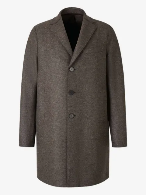 Harris Wharf London button-fastening coat