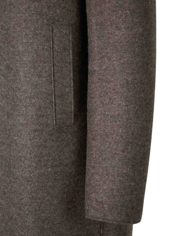 Harris Wharf London ボタン コート | ブラウン | FARFETCH JP