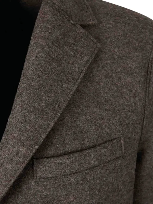 Harris Wharf London ボタン コート | ブラウン | FARFETCH JP