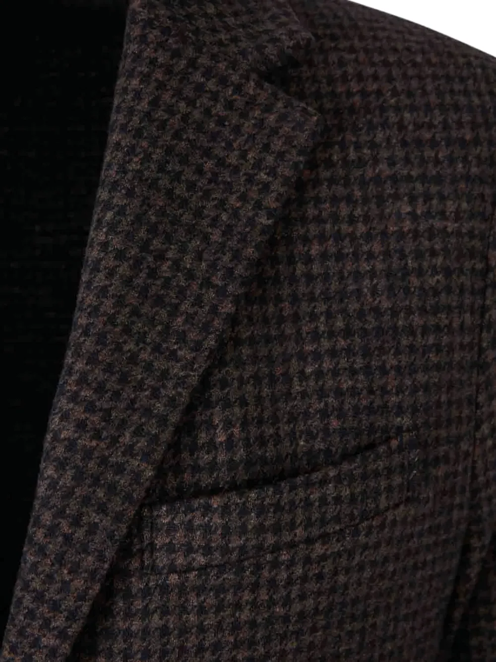 Harris Wharf London Blazer met pied-de-poule print Bruin