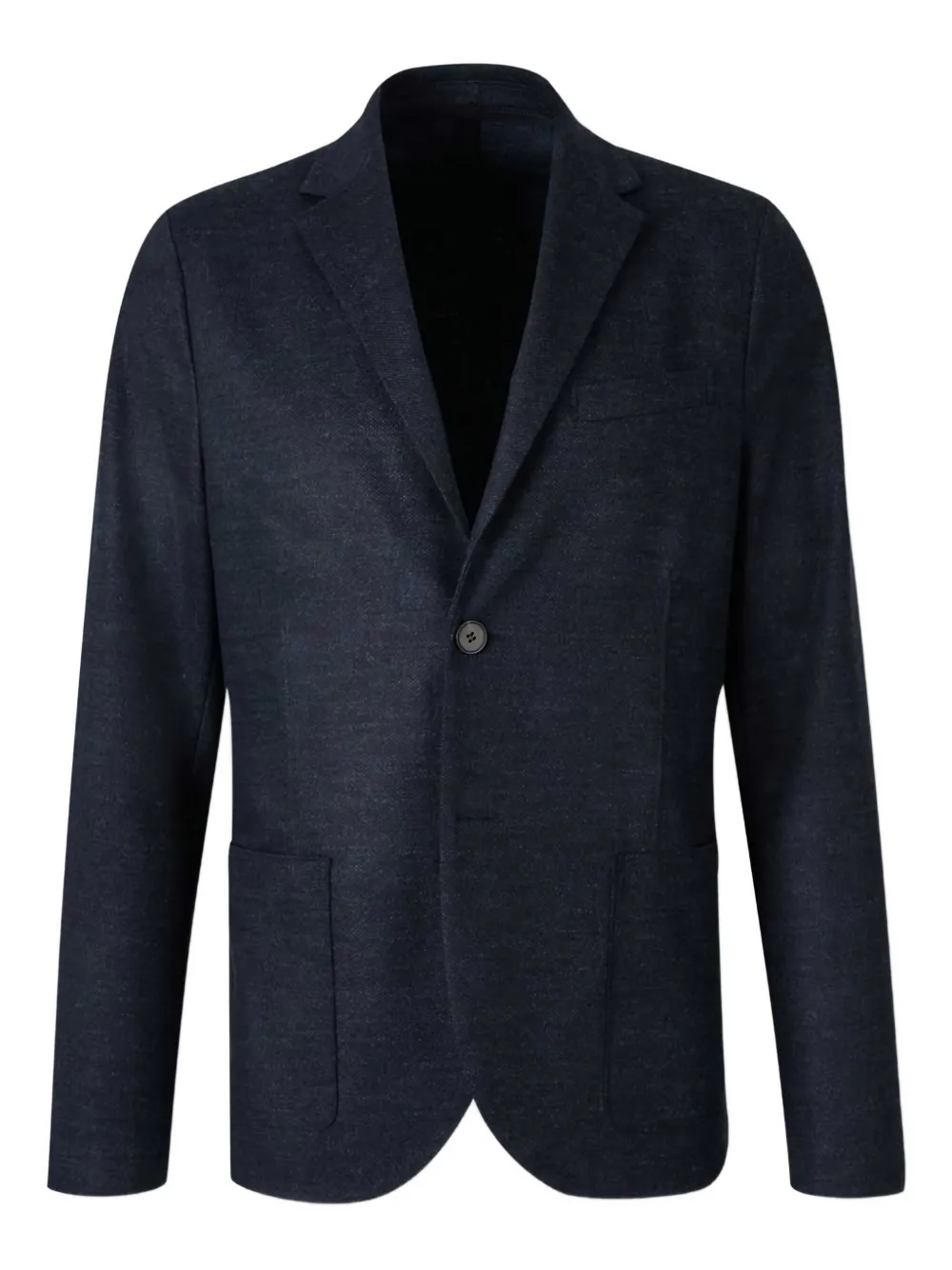 Harris Wharf London single-button patch-pocket blazer - ブルー Harris Wharf London single-button patch-pocket blazer - ブルー