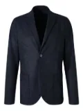 Harris Wharf London single-button patch-pocket blazer - Blue