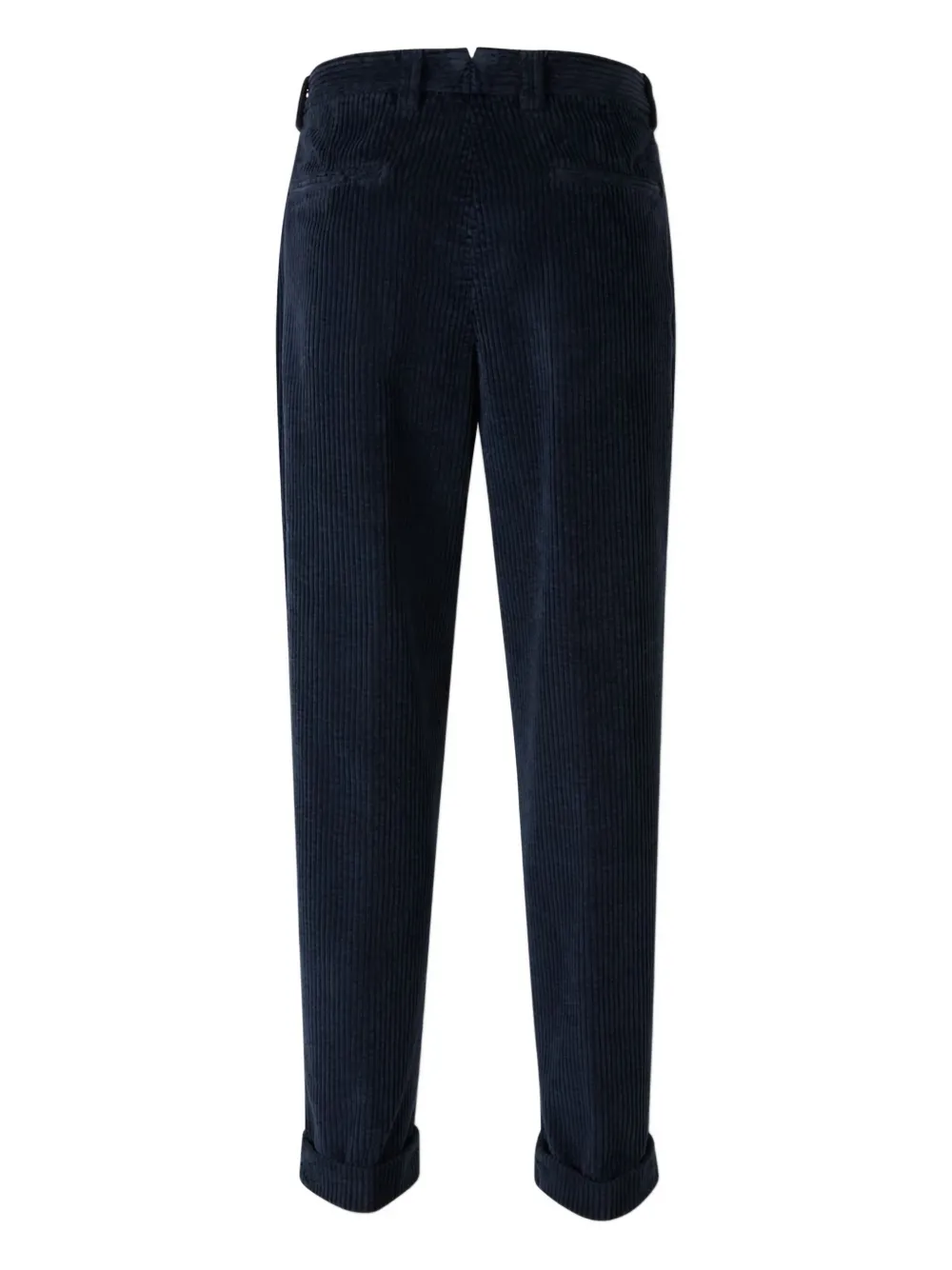Berwich Ribfluwelen plooibroek - Blauw