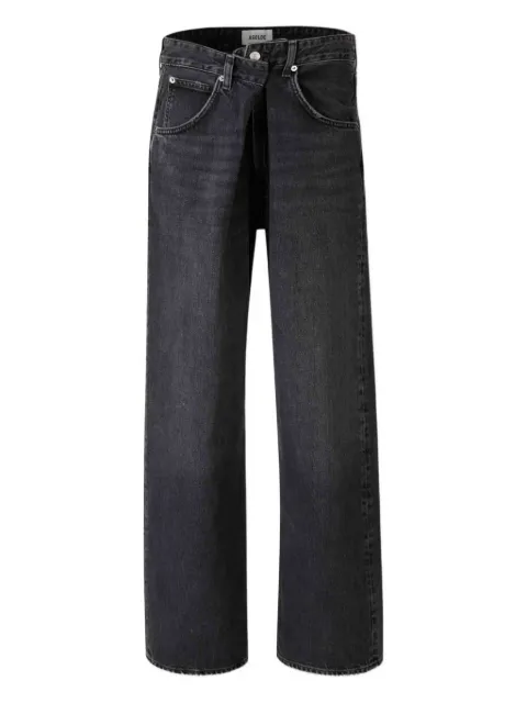 AGOLDE buttoned straight-leg jeans