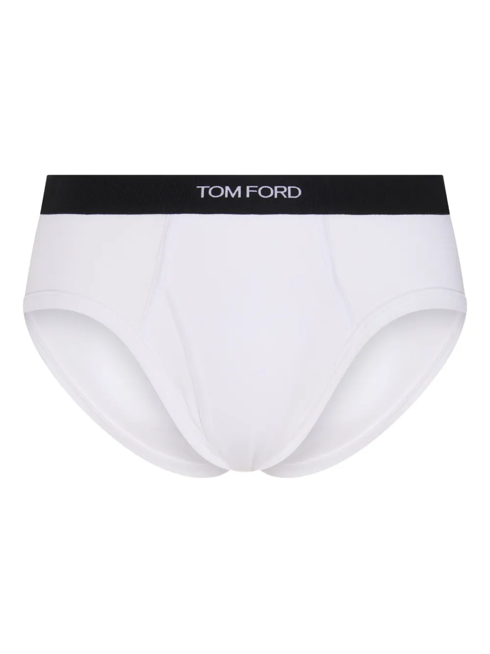 Tom Ford Branded-waistband Briefs In White