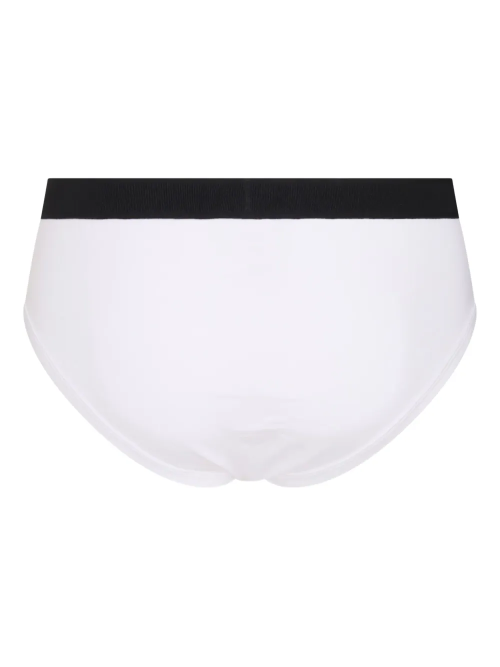 Tom Ford Branded-waistband Briefs In White