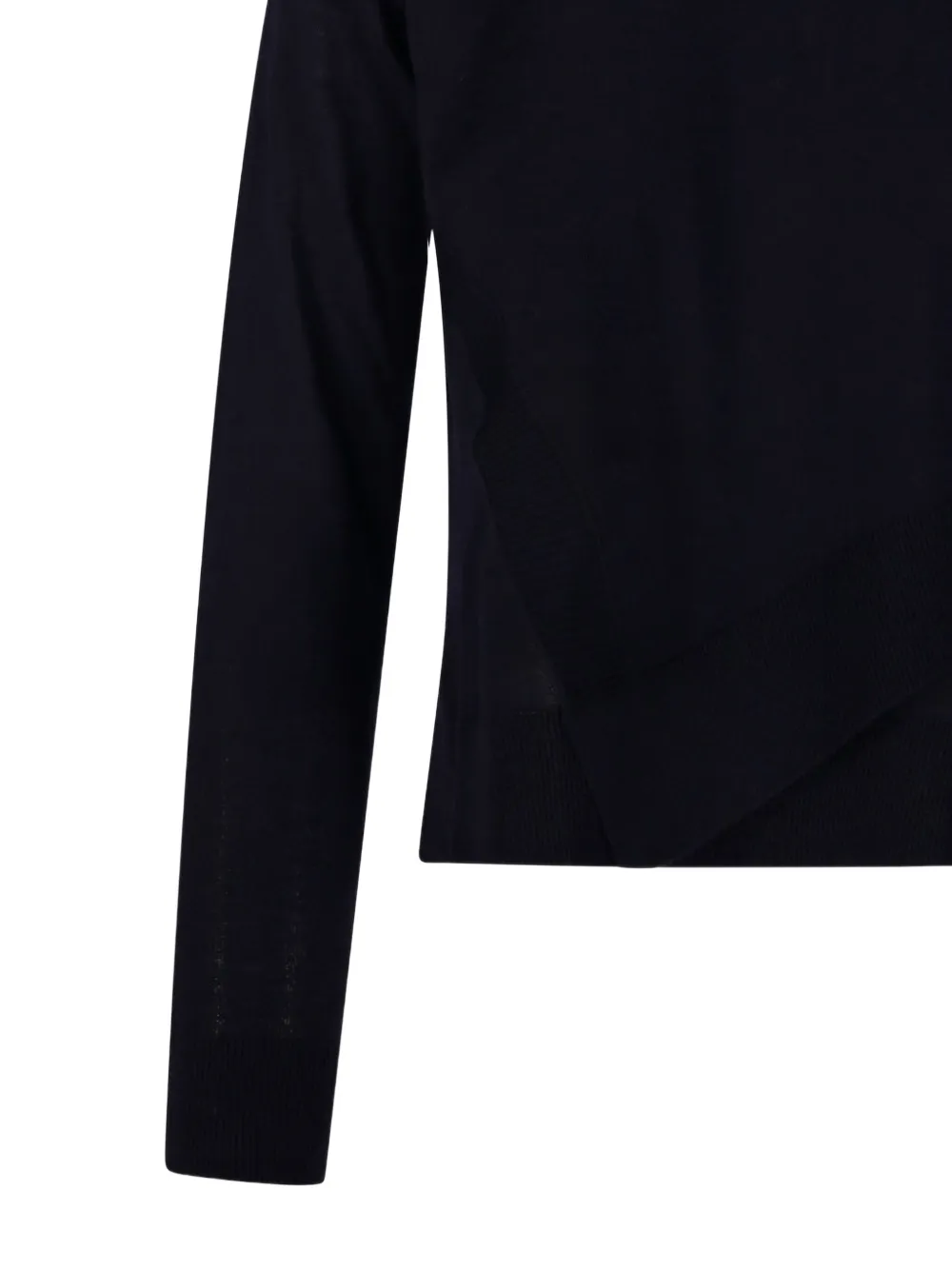 Daniele Fiesoli Asymmetric Draped Sweater In Animal Print