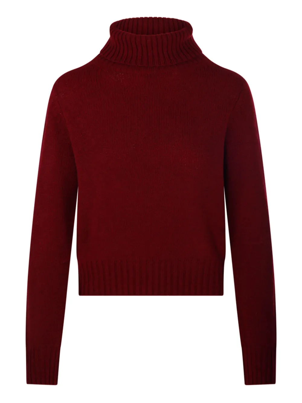 Beyou Turtleneck Sweater In Burgundy