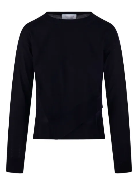 Daniele Fiesoli — asymmetric-hemline wool top