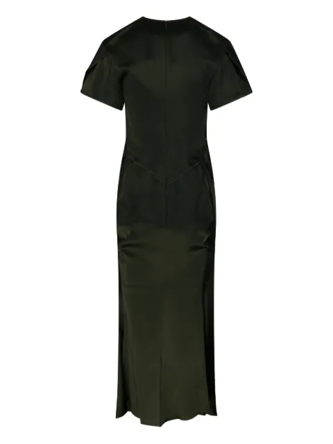Victoria Beckham twisted V-neck midi dress