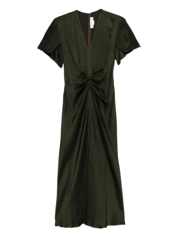 black golden foliage tulle midi dress Baltic Born Womens Darcy Tulle Midi Dress | Black