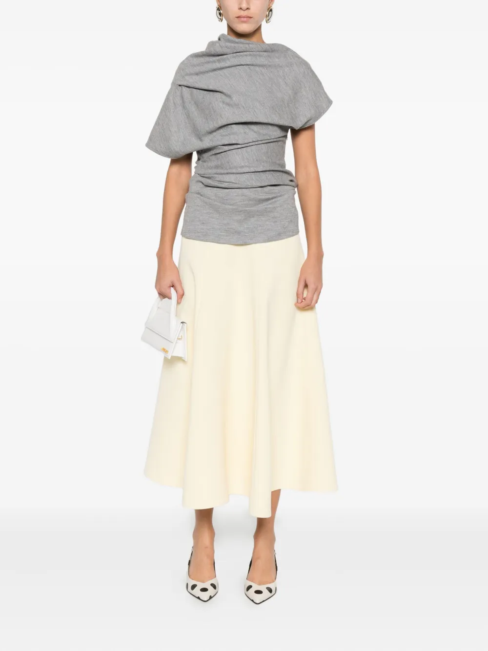 Jacquemus The Triangle flared maxi skirt | A-Line Skirts | Image 2