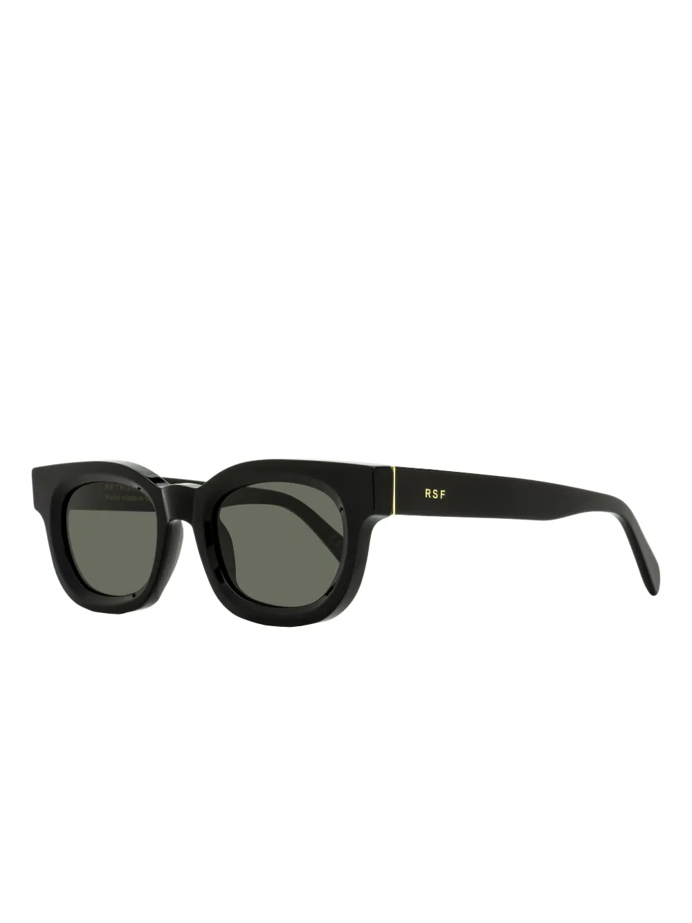Retrosuperfuture Sempre sculptural oval-frame sunglasses - Zwart