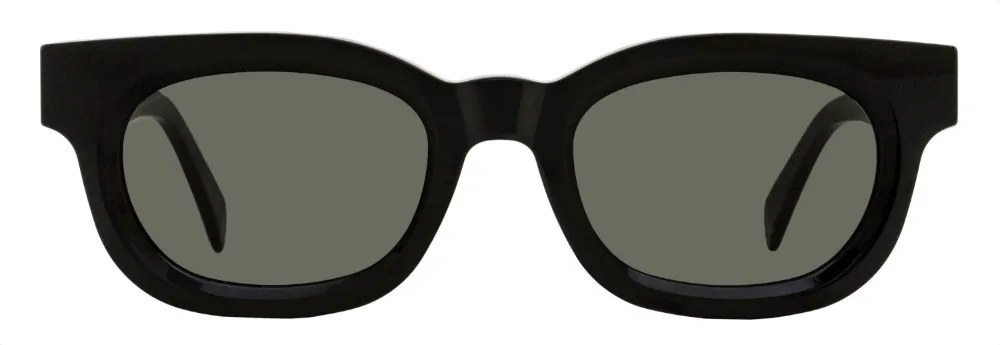 Retrosuperfuture Sempre sculptural oval-frame sunglasses - Nero