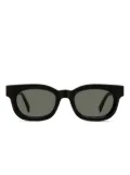 Retrosuperfuture Sempre sculptural oval-frame sunglasses - Black