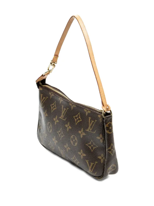 Louis Vuitton Pre-Owned Monogram Shoulder Bag | Brown | FARFETCH