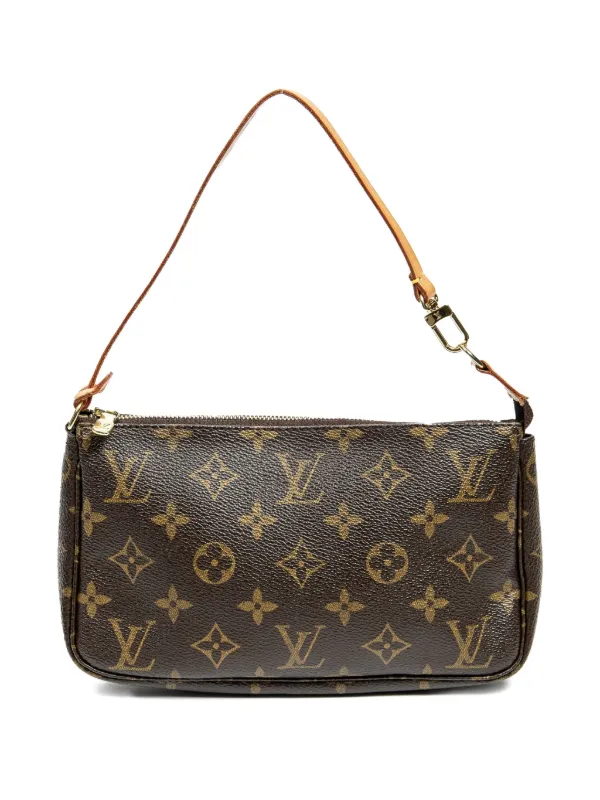 Louis Vuitton Pre-Owned Monogram Shoulder Bag | Brown | FARFETCH