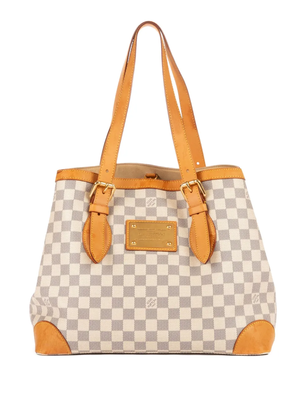 Louis Vuitton Pre-Owned Borsa tote a quadri - Toni neutri