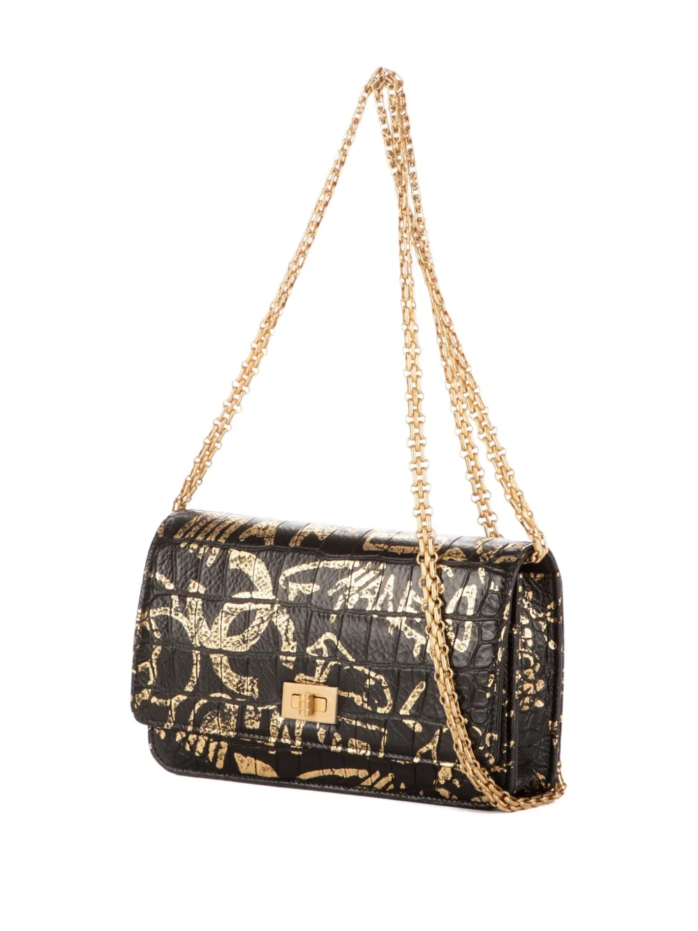 CHANEL Pre-Owned Borsa con stampa - Nero