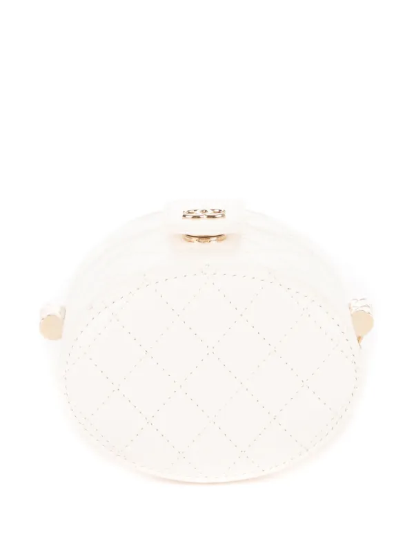 CHANEL Pre-Owned キルティング バニティバッグ | ホワイト | FARFETCH JP